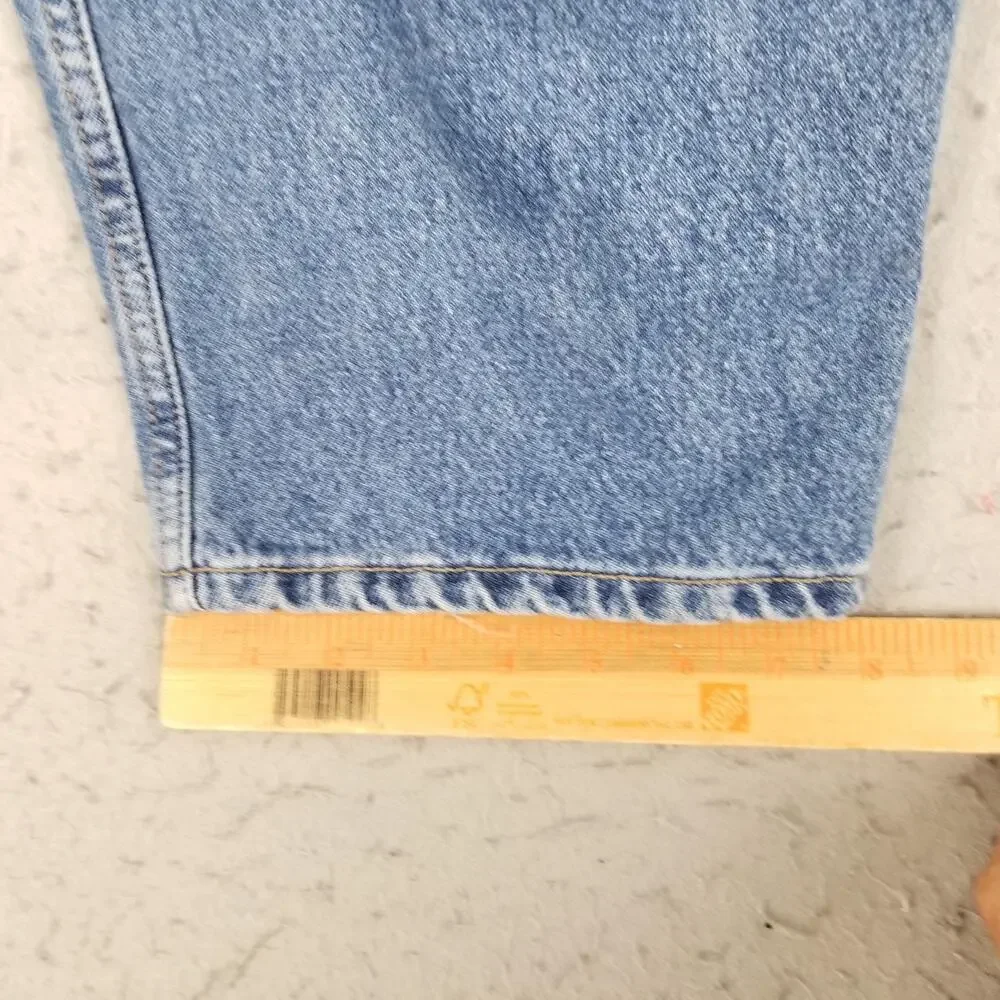 Levis 550 Jeans‎ Mens 38x31 Relaxed Fit Tapered Leg Denim Medium Wash Zip Fly